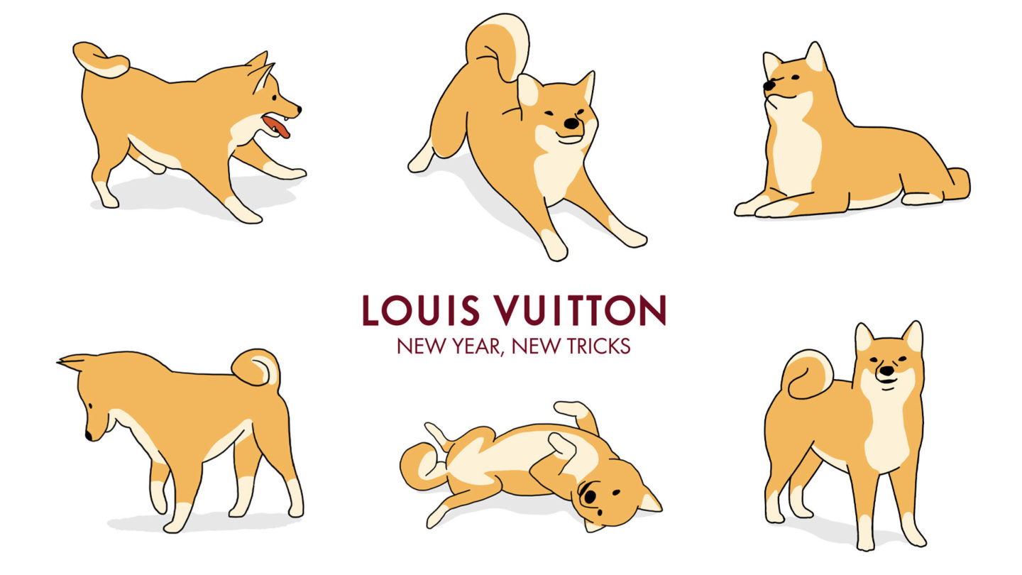 louis vuitton shiba inu